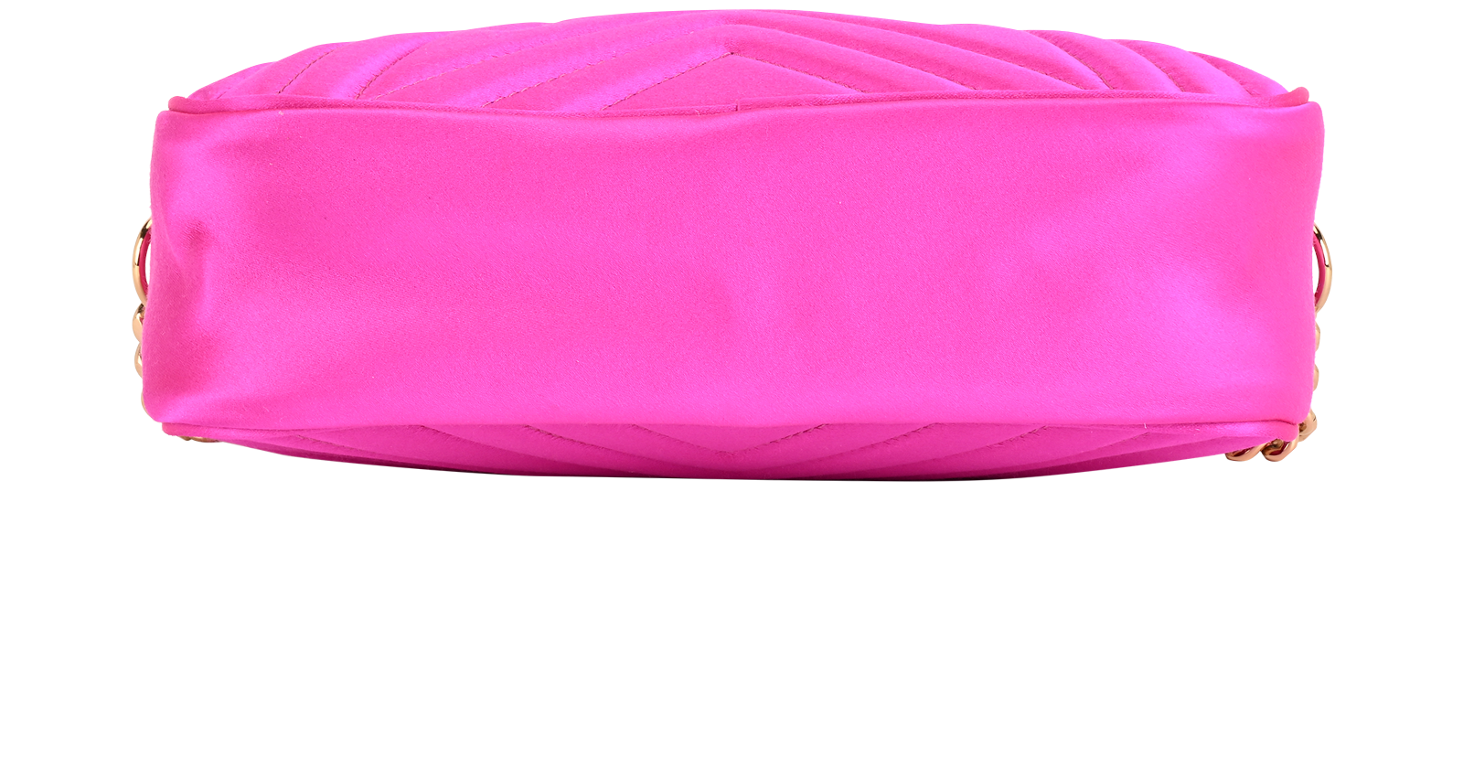 Star Quilted Crossbody, &pound;250, Handbags, Pink, Satin, Top view